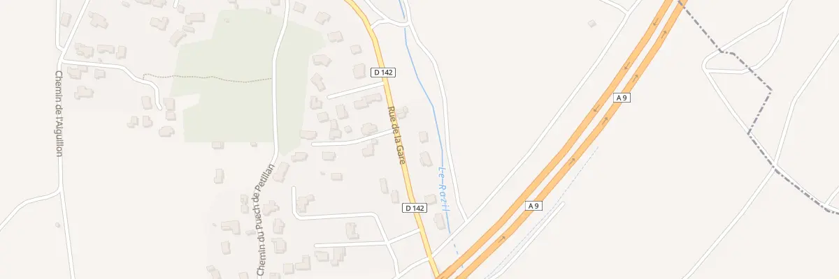 Plan du 1095 Rue de la Gare à Aigues-Vives
