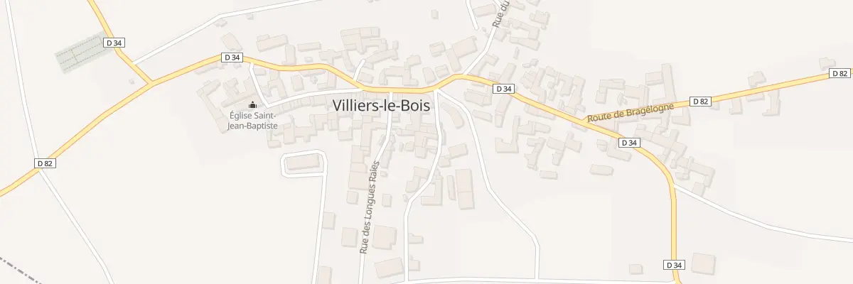 Plan du 4 Rue du Puits à Villiers-le-Bois