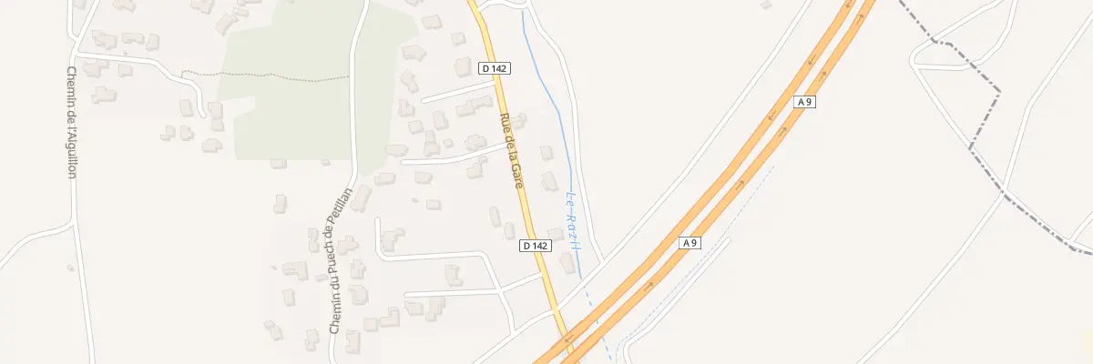 Plan du 1133 Rue de la Gare à Aigues-Vives