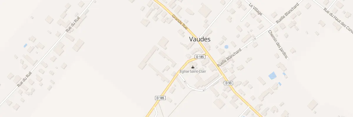 Plan du 4 Rue du Chateau à Vaudes