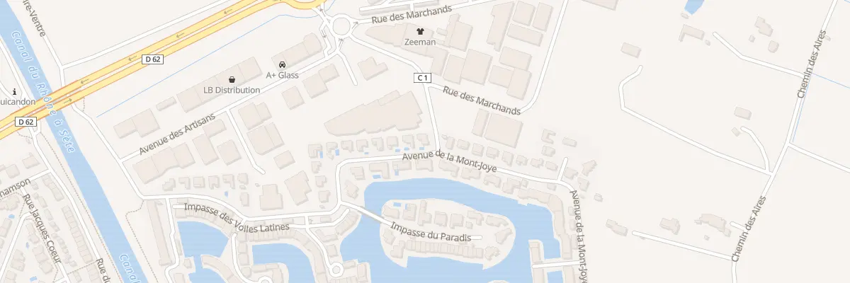 Plan du 804 Av de la Mont-joye à Aigues-Mortes