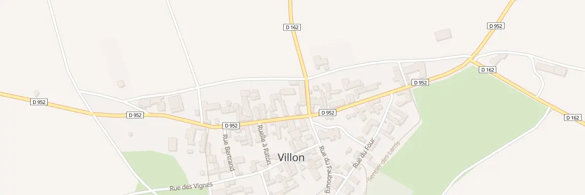 Plan du 4 Rue Haute à Villon