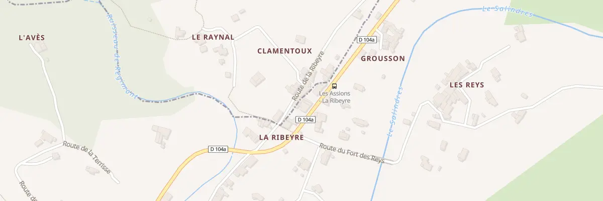 Plan du 5079 La Ribeyre à Saint-Genest-de-Beauzon