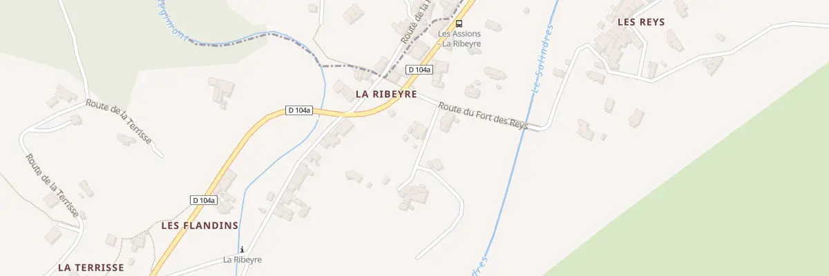Plan du 5073 La Ribeyre aux Assions