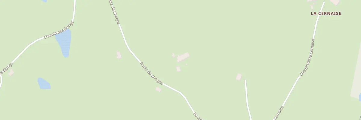 Plan du 439 Rte de Chogne à Pradines