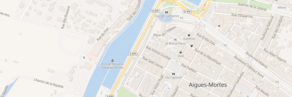 Plan du 9001 Bd Intérieur Ouest à Aigues-Mortes
