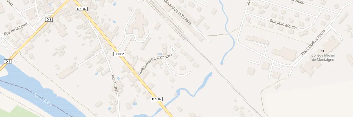 Plan du 115 Les Cedres à Balbigny