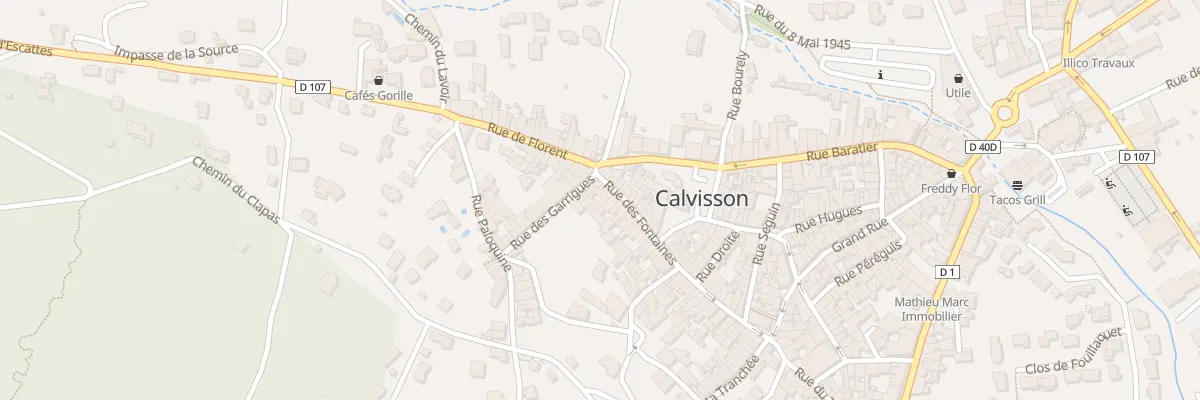 Plan du 49 Rue des Fontaines à Calvisson
