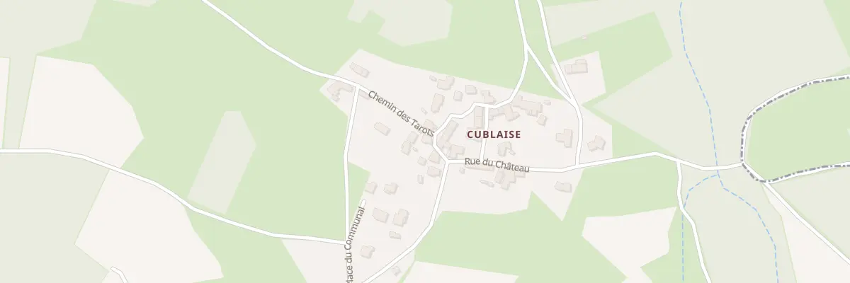 Plan du 2 Che des Tarots aux Villettes