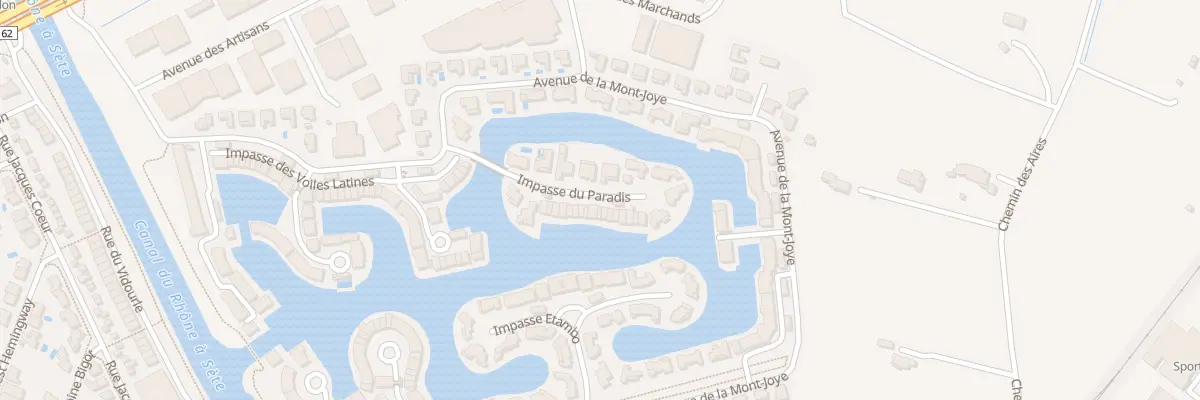 Plan du 93 Imp du Paradis à Aigues-Mortes