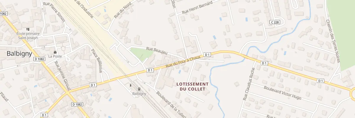Plan du 9 Rue du Four à Chaux à Balbigny