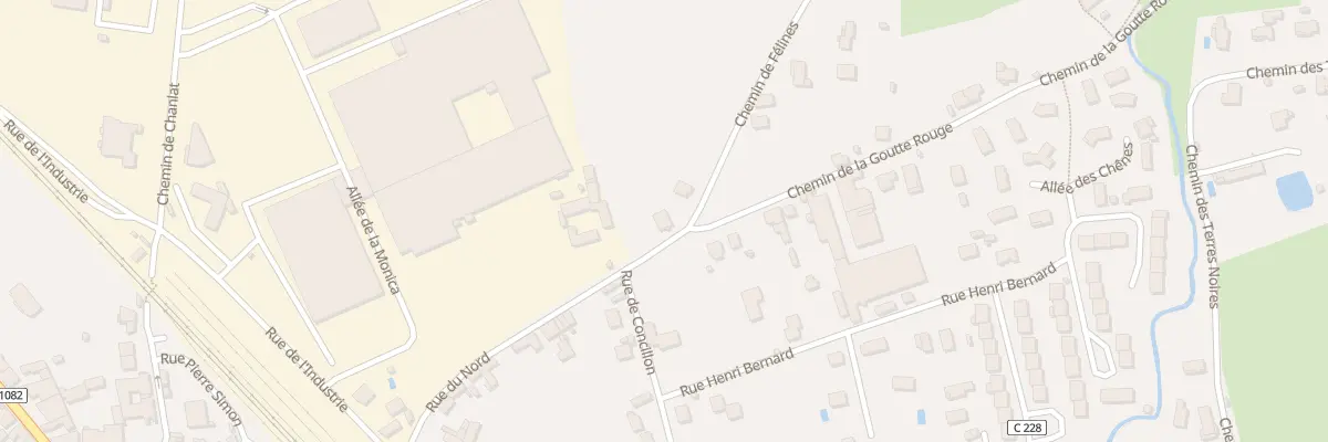 Plan du 7 Rue du Nord à Balbigny