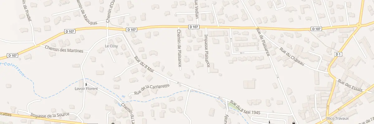 Plan du 5881 Plaisance à Calvisson