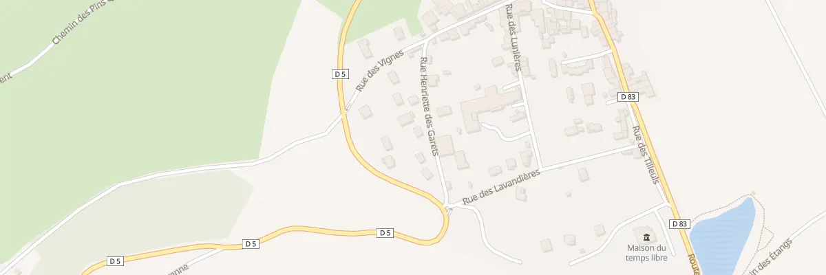 Plan du 5016 Rue Henriette des Garets à Saint-Marcel-de-Félines