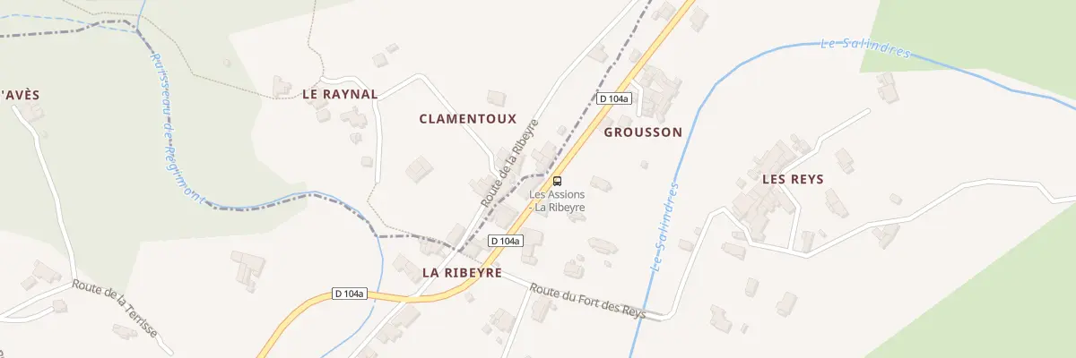 Plan du 5080 La Ribeyre à Saint-Genest-de-Beauzon