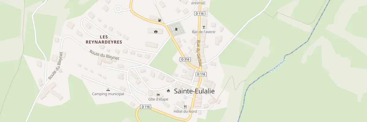 Plan du 5086 Le Village à Sainte-Eulalie