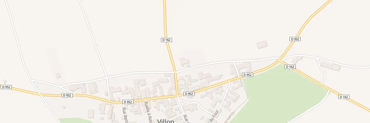Plan du 9001 Che de Rugny à Villon