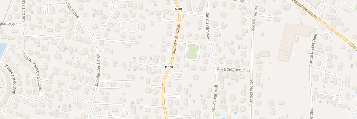 Plan du 33K Rue des Parottes à Sury-le-Comtal