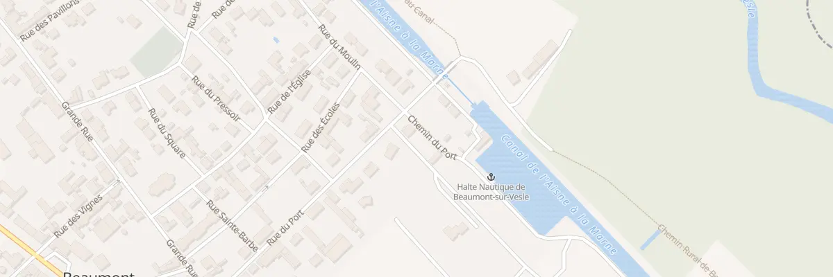 Plan du 20 Rue du Port à Beaumont-sur-Vesle