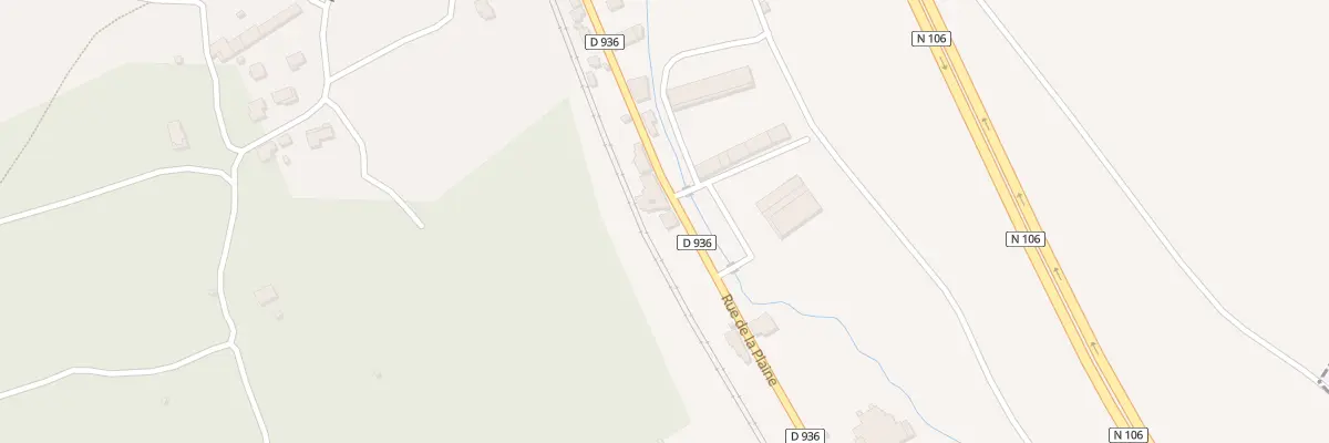 Plan du 64 Rue de la Plaine à Boucoiran-et-Nozières