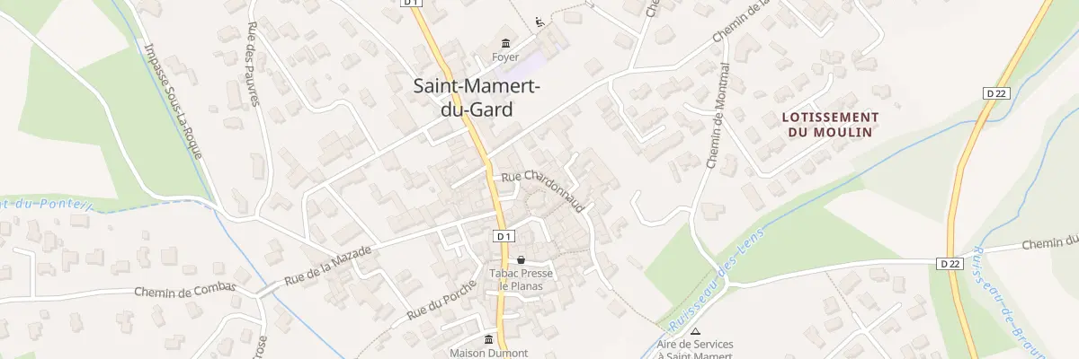 Plan du 4 Rue Chardonnaud à Saint-Mamert-du-Gard