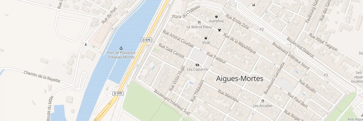 Plan du 3 Rue Sadi Carnot à Aigues-Mortes