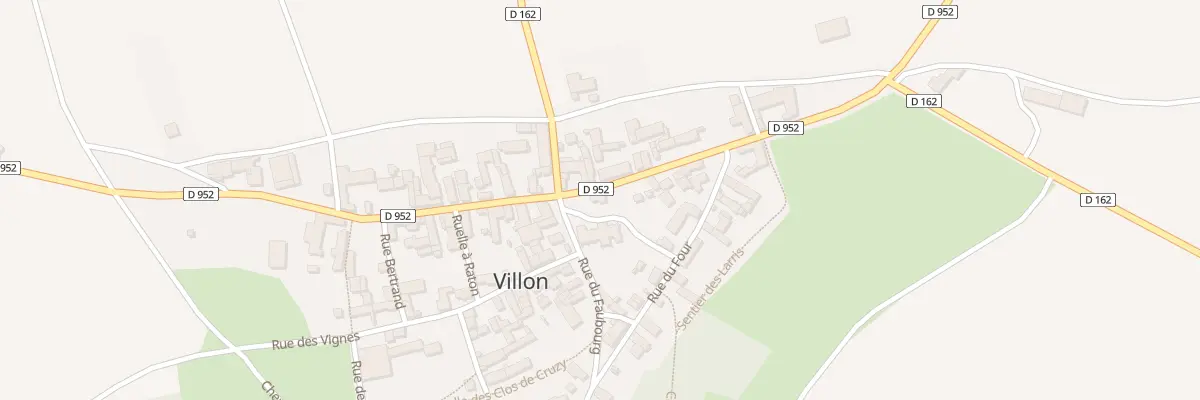 Plan du 2 Rue Vanoise à Villon