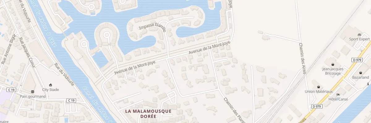Plan du 273 Av de la Mont-joye à Aigues-Mortes
