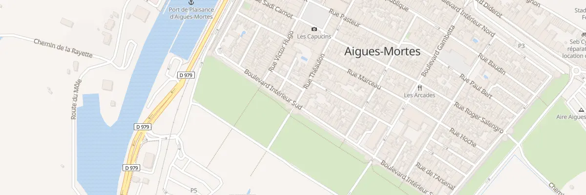Plan du 28 Rue Théaulon à Aigues-Mortes