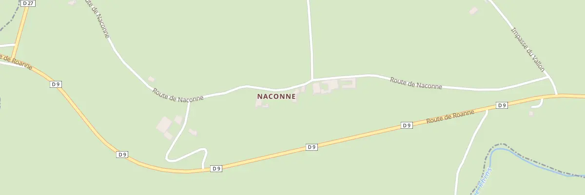 Plan du 465 Rte de Naconne à Régny