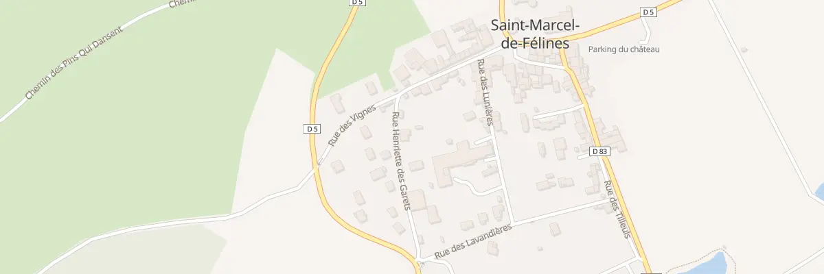 Plan du 5401 Le Bourg à Saint-Marcel-de-Félines