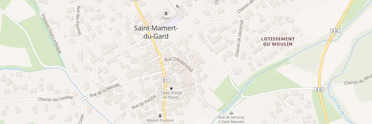 Plan du 7B Rue Chardonnaud à Saint-Mamert-du-Gard