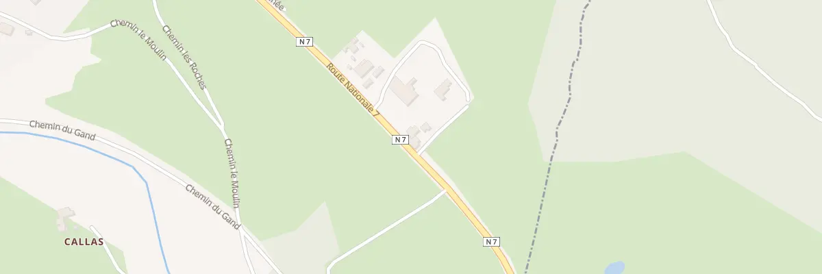 Plan du 280 Rte Nationale 7 à Neaux