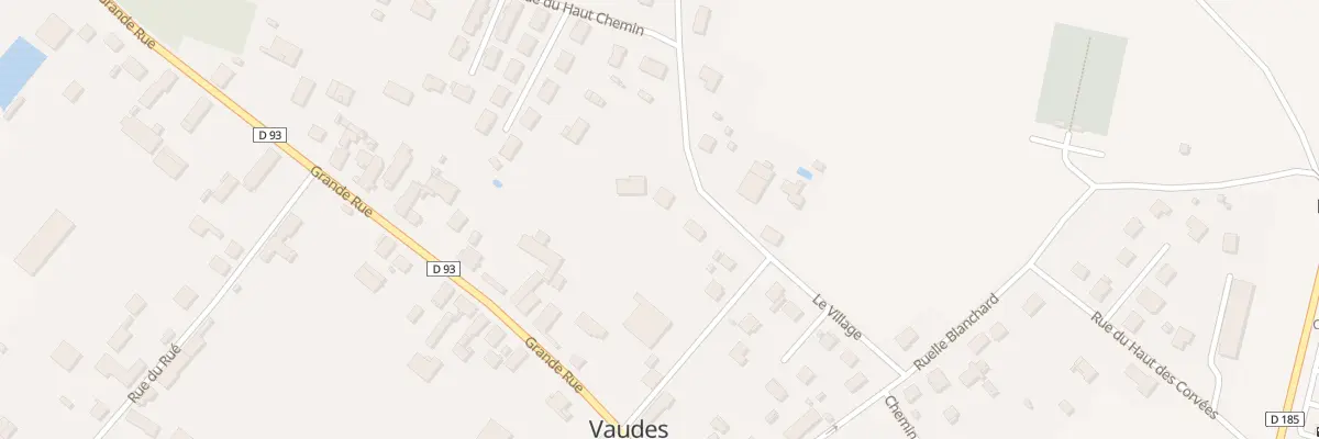Plan du 3 Rue Saint Clair à Vaudes