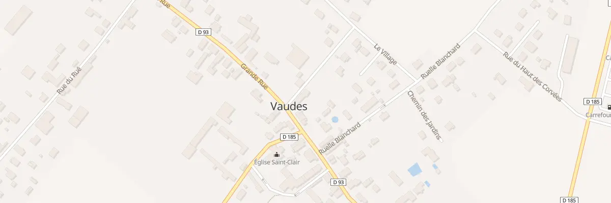 Plan du 46 Gr Grande Rue à Vaudes