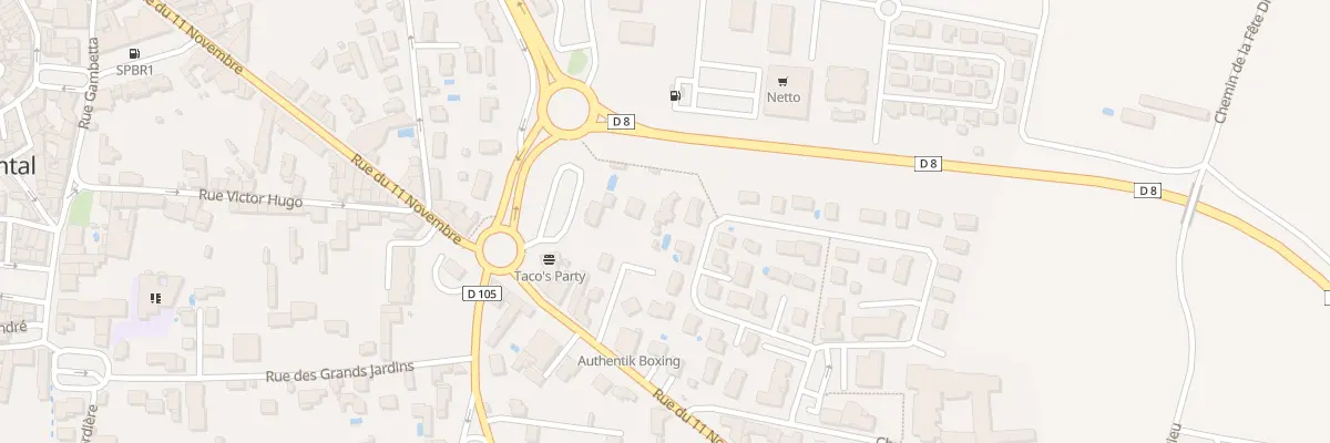 Plan du 66W Imp de la Ville à Sury-le-Comtal