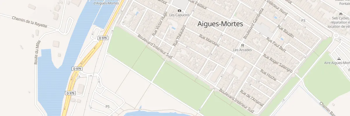 Plan du 9 Bd Intérieur Sud à Aigues-Mortes
