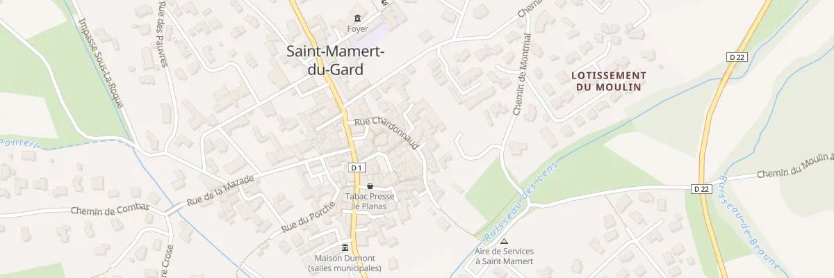 Plan du 9 Rue Chardonnaud à Saint-Mamert-du-Gard