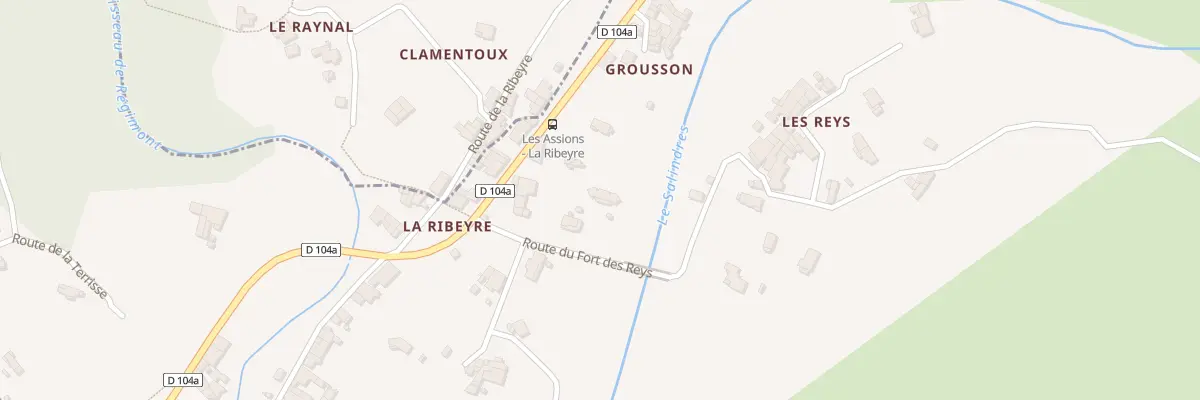 Plan du 5714 Grousson aux Assions