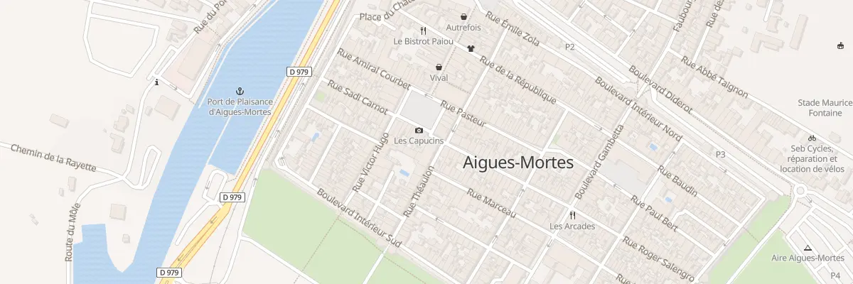 Plan du 2 Rue Emile Jamais à Aigues-Mortes