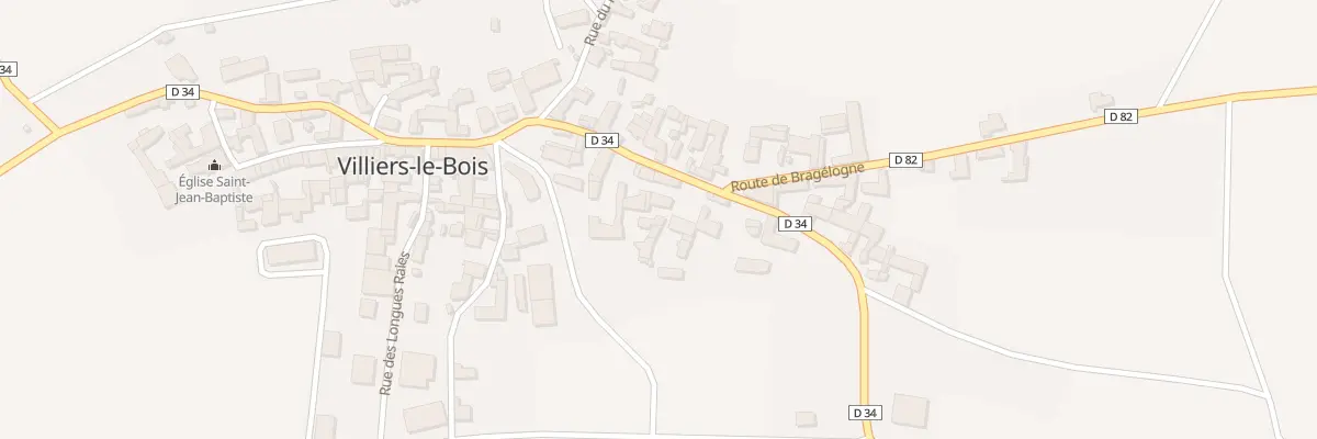 Plan du 24 Rue Grande Rue à Villiers-le-Bois