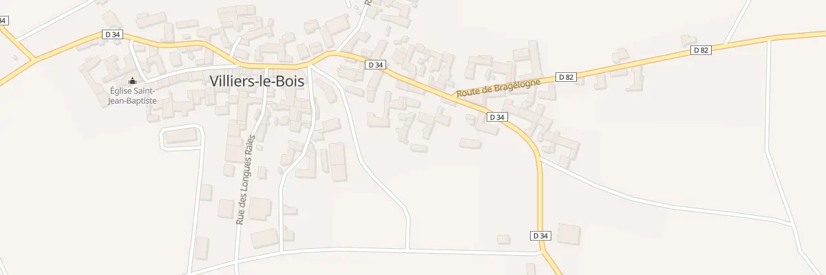 Plan du 26 Rue Grande Rue à Villiers-le-Bois