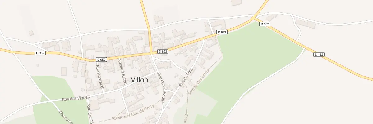 Plan du 4 Rue du Four à Villon