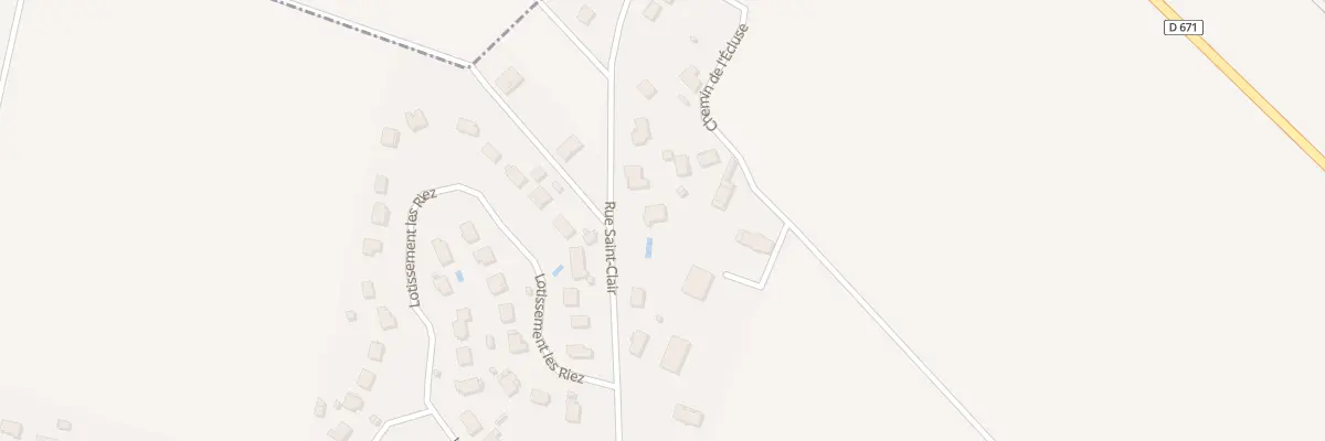 Plan du 30 Rue Saint Clair à Vaudes