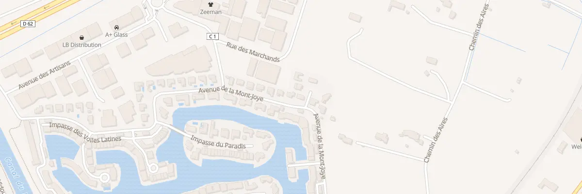 Plan du 9033 Av de la Mont-joye à Aigues-Mortes
