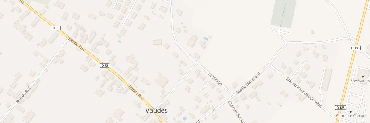 Plan du 1B Rue Saint Clair à Vaudes