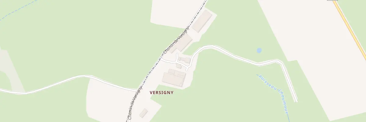 Plan du 505 Che de Versigny à Perrecy-les-Forges