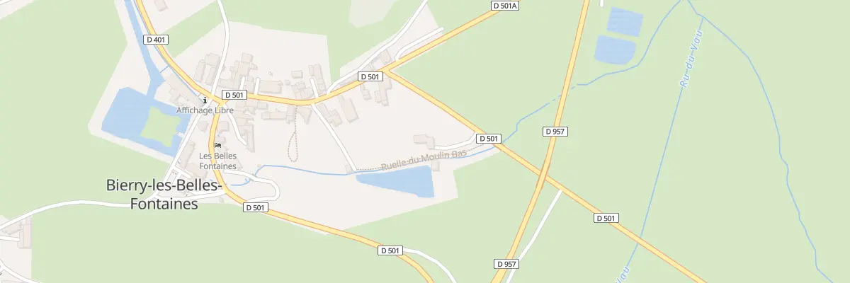 Plan du 11 Rle du Moulin du Bas à Bierry-les-Belles-Fontaines