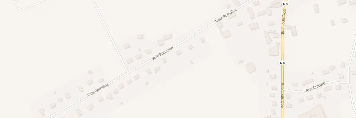 Plan du 13 Voie Romaine à Luyères
