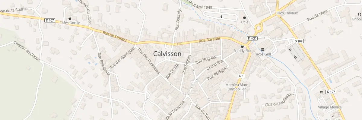 Plan du 2 Rue du Griffon à Calvisson